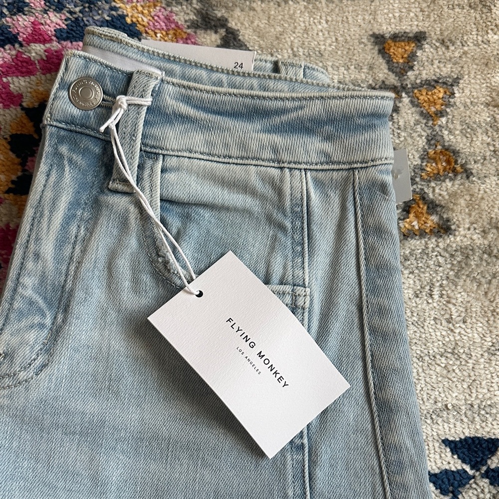 Flying Monkey Sky Blue High Rise Jeans